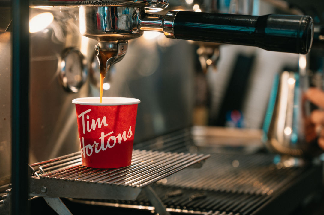 Canadian favorite coffee & doughnut shop Tim Hortons now open in