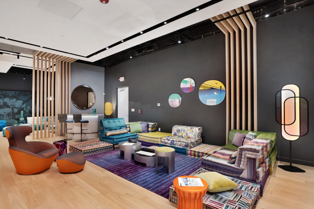 Interior of the Roche Bobois showroom in Sarasota