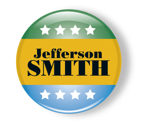 Jefferson smith mayoral pin b8kffu