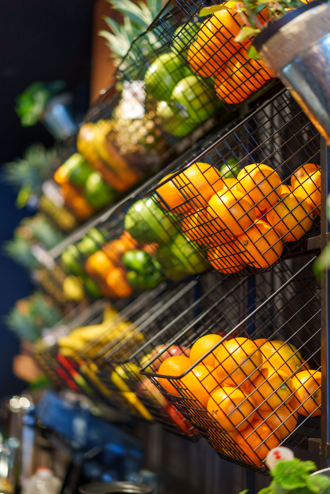 Fresh fruit waiting to be juiced at Summer Tap.