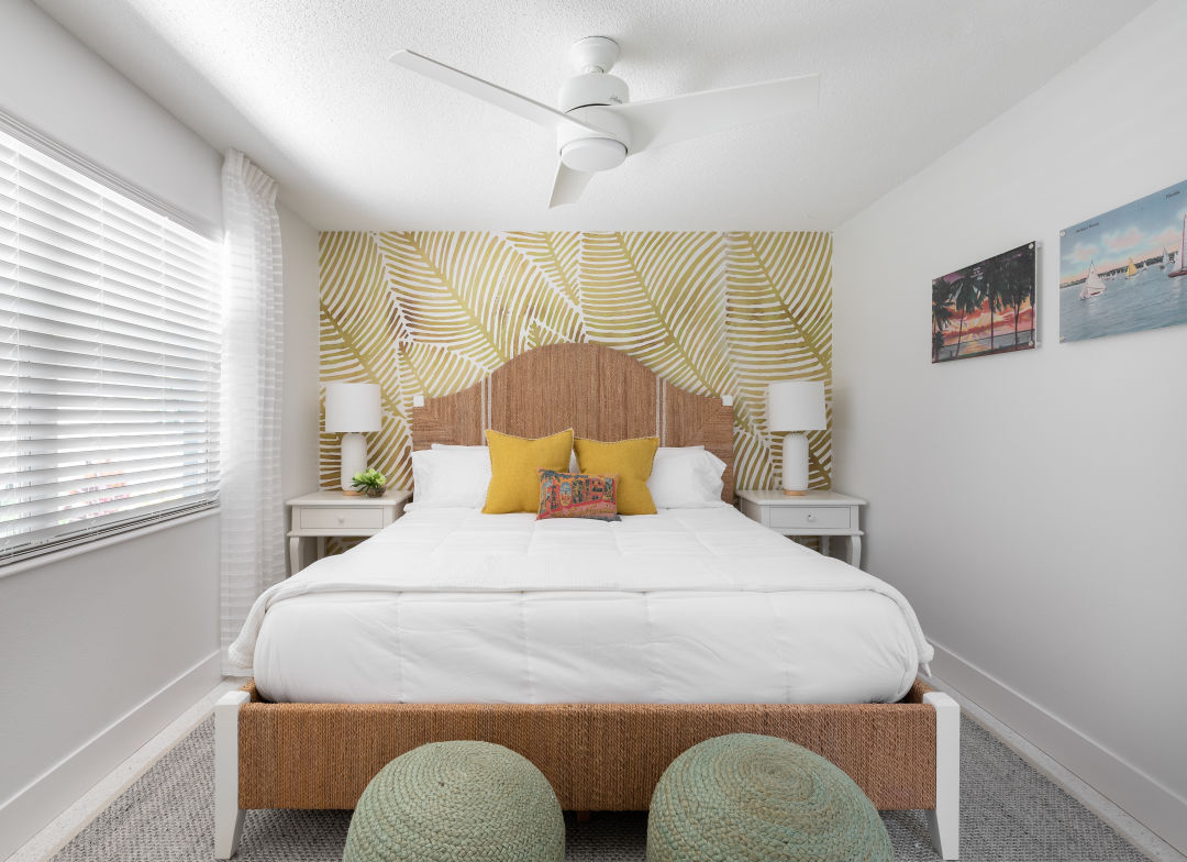 Bedrooms at the Sailfish Beach Resort on Anna Maria got a fresh makeover last year.