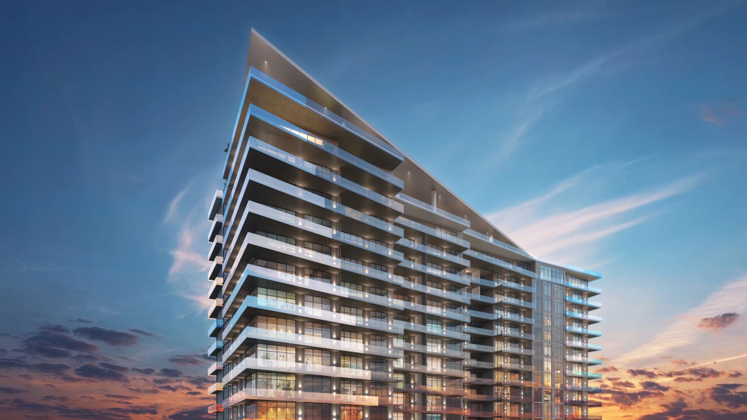 Rendering of luxury condo high-rise