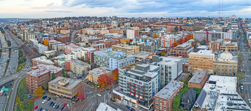 Capitol Hill aerial view