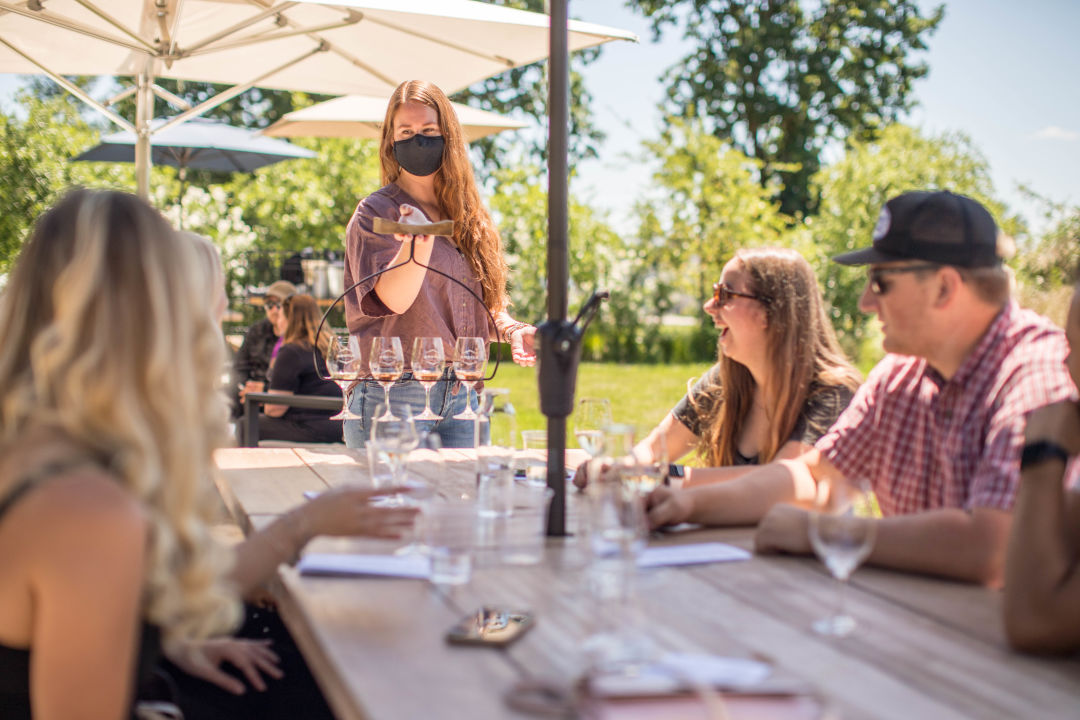 Safety precautions at Argyle Winery tasting room