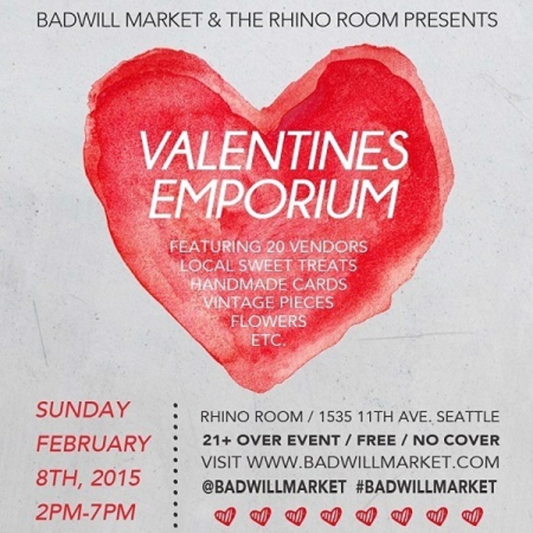 Badwill Market Valentine S Day Popup At Rhino Room Seattle