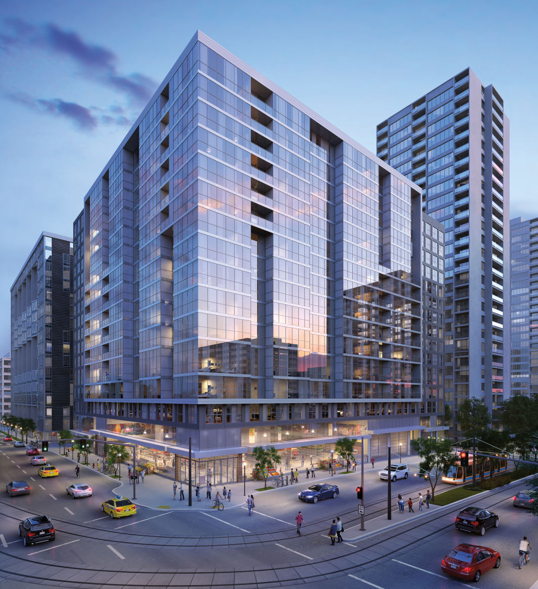 These 4 Giant Apartment Buildings Will Change Downtown Living in