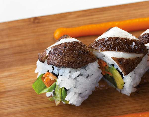 1112 departure grilled shiitake roll cvaf3y