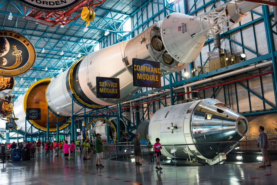 Get up close and personal with rockets at Kennedy Space Center.