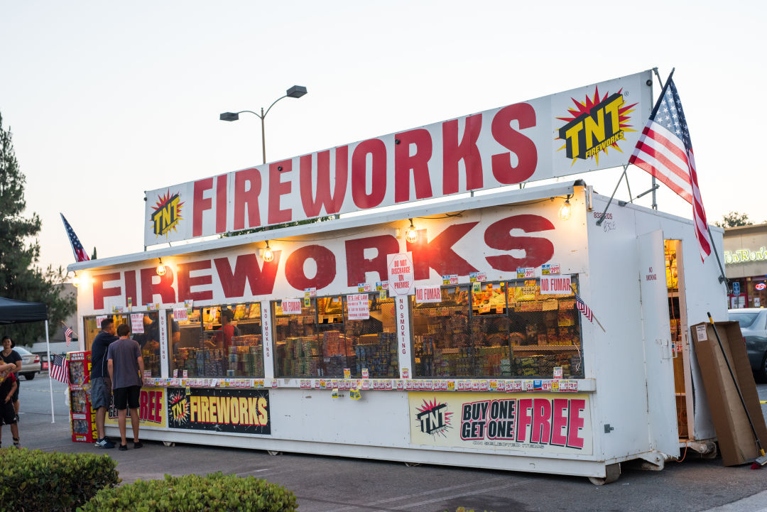 fireworks at harrah