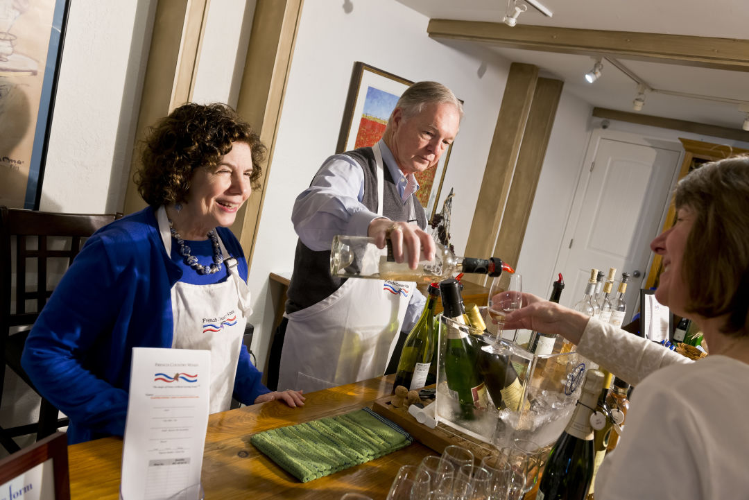 Phyllis adatto and tim smith owners french country wines fep2bh
