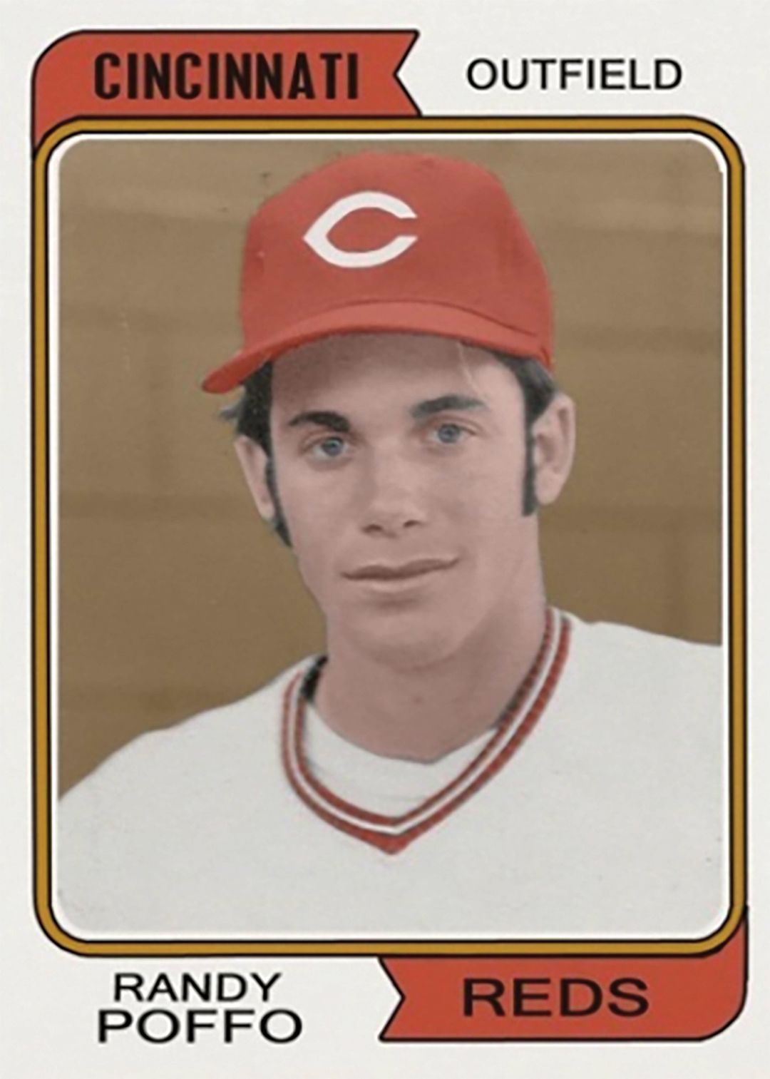 Savage's baseball card from his time with the Cinncinati Reds.