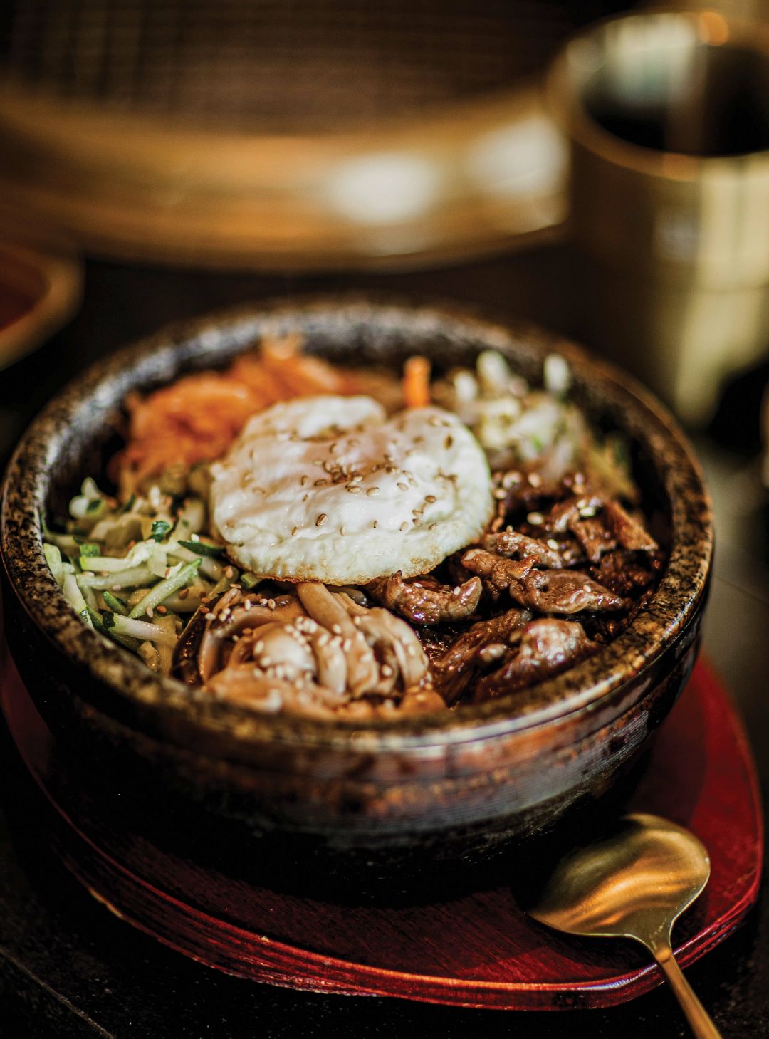 Dolsot bibimbap at Kore Steakhouse