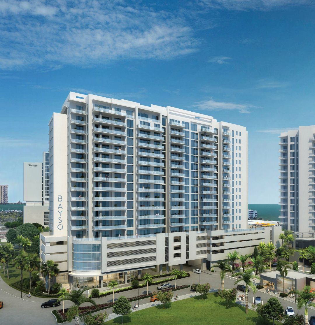 A rendering of downtown Sarasota's Bayso