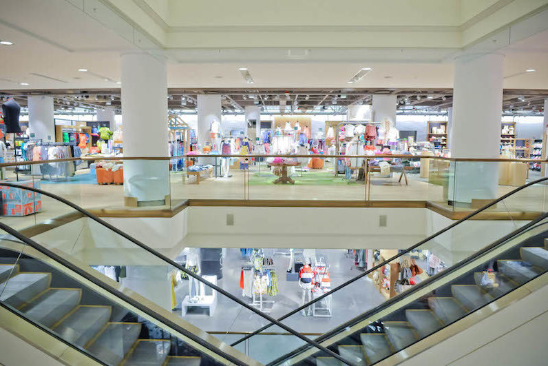 Nordstrom Flagship downtown Seattle, closed as the US work…