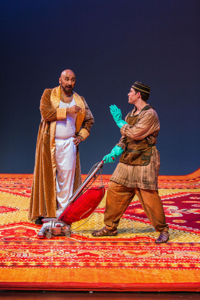 Ashraf sewailam as mustafa with jonathan johnson as lindoro qhuguv