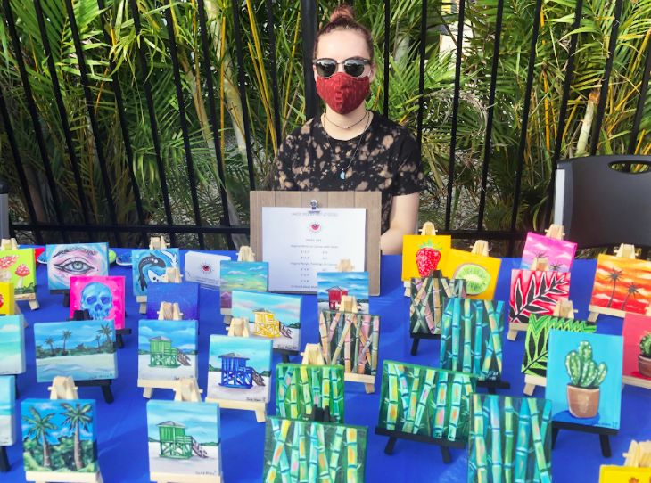 Vendor Jade Moon at the Young Entrepreneur Market