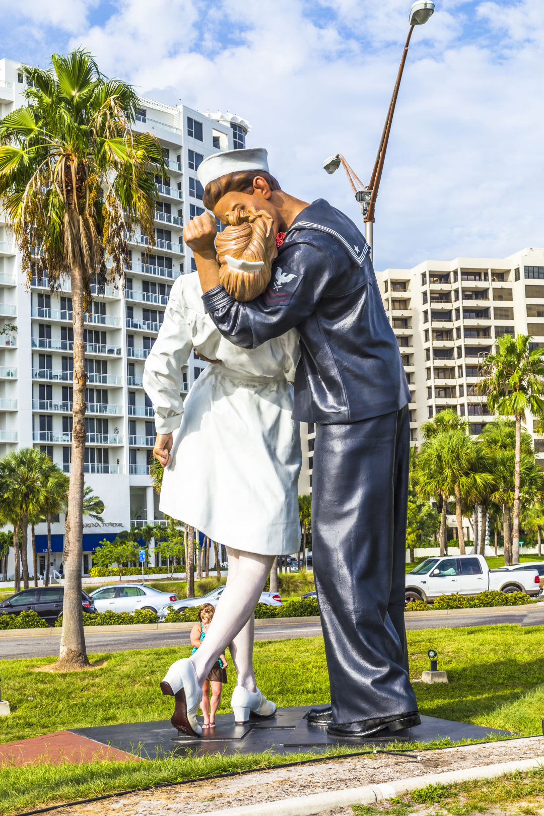 Downtown Sarasota's Unconditional Surrender statue