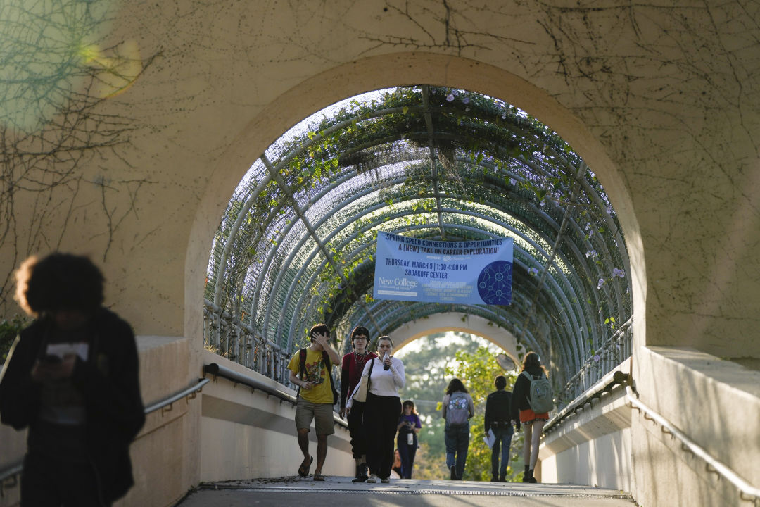 Students at New College of Florida