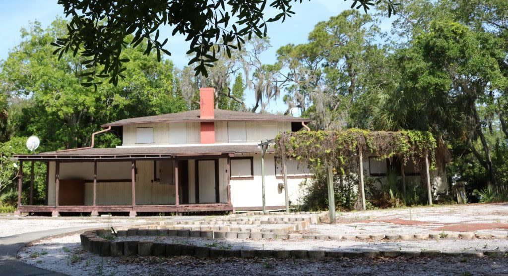 The McClellan Park School, one of the inaugural Sarasota Six to Save. The original clubhouse for the McClellan Park subdivision was built in 1916 on Native American mounds. Later it was adaptively re-used to serve as the McClellan Park School.