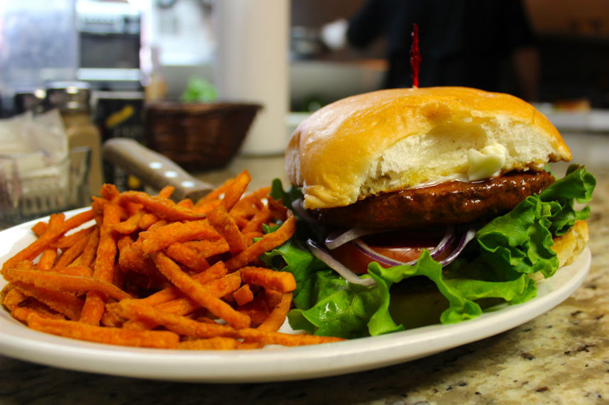 Burger with a Side of Car Wash at Facundo Cafe | Houstonia Magazine