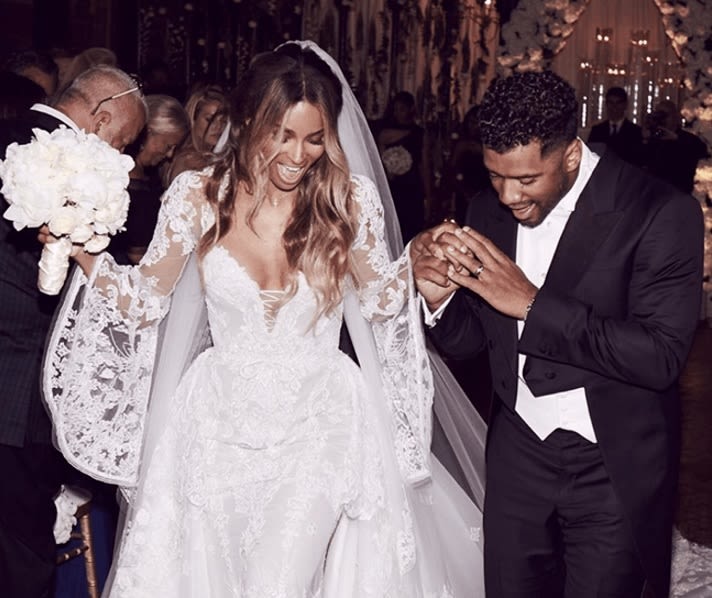 Ciara and russell wilson tie the knot 1 rpvj5i