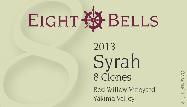 2013 eight bells syrah ta6vak