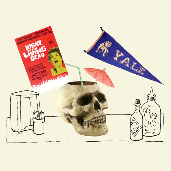 Skull drink illo wfwapq