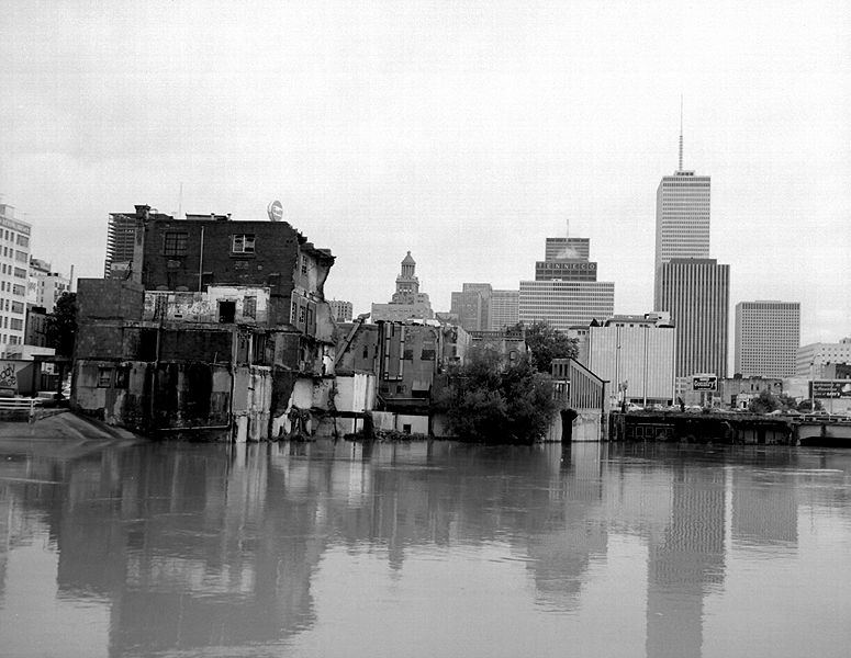 Buffalo bayou flood waters 1977 copy q0htiy