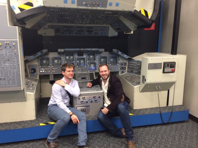 Spears and vavrek at johnson space center qatfgd
