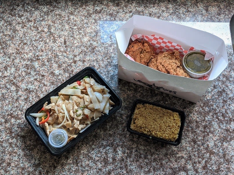 Takeout food from Street to Kitchen in Houston.