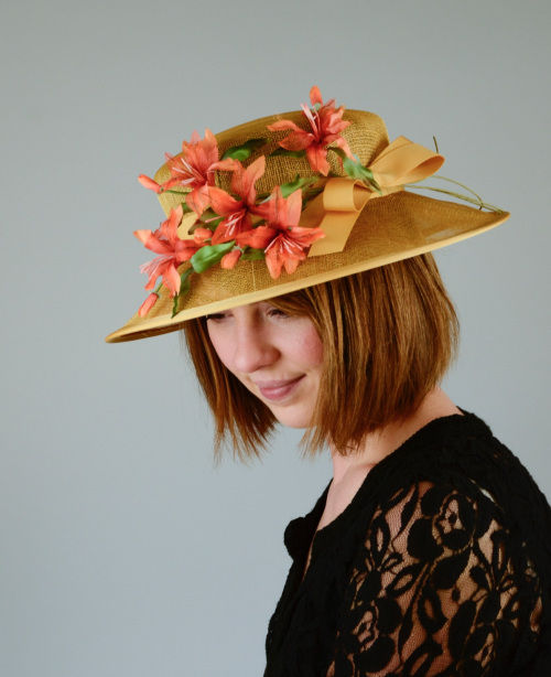 Nsb izzielewis sinamay straw vintage irises yxi5xg