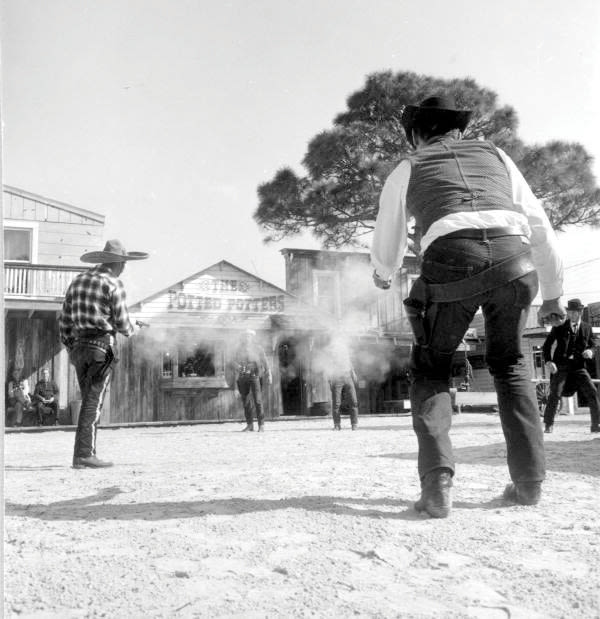 A petting zoo and cowboy shootouts were highlights at Floridaland.