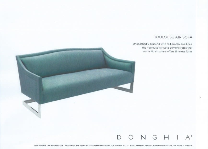 Donghia toulouse air sofa ypa7ao