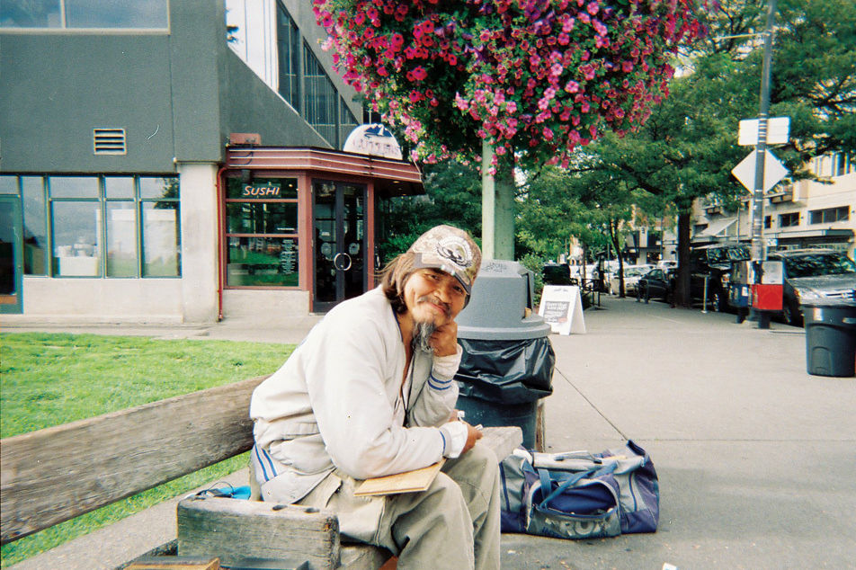 John on a bench aug 30 ylb991
