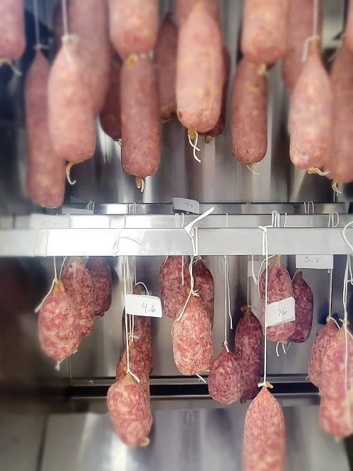 Soppressata saucisson will be ready soon at Two Chefs on Hillview.