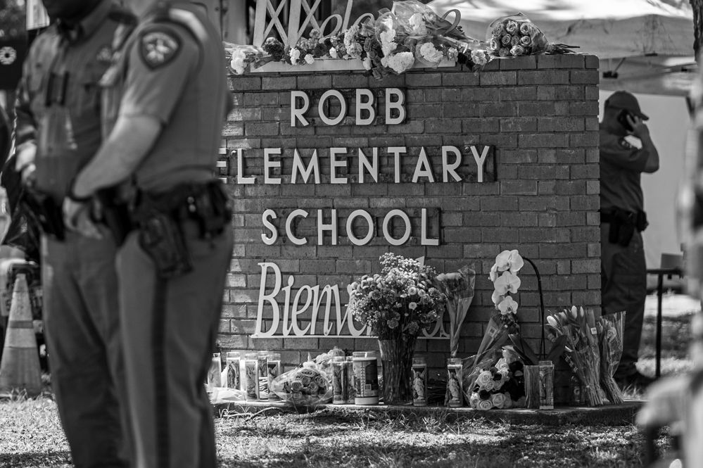 Sarasota photographer Allan Mestel was on the scene at the Uvalde school shooting.