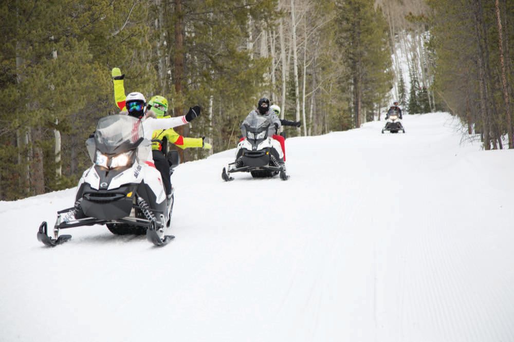 snowmobile tours near vail co