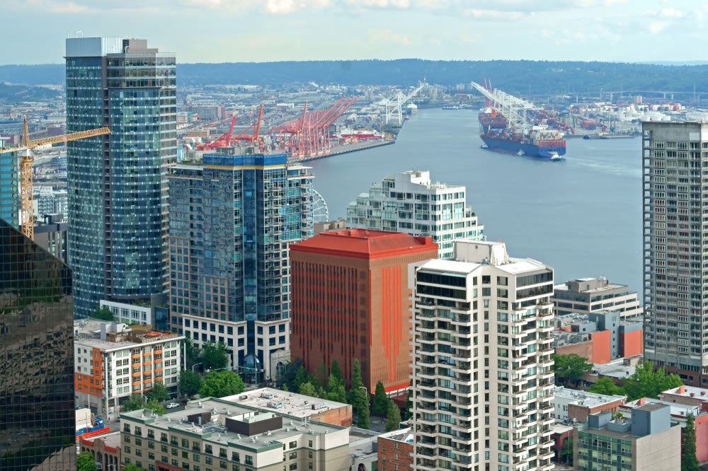 Downtown Seattle condo buildings