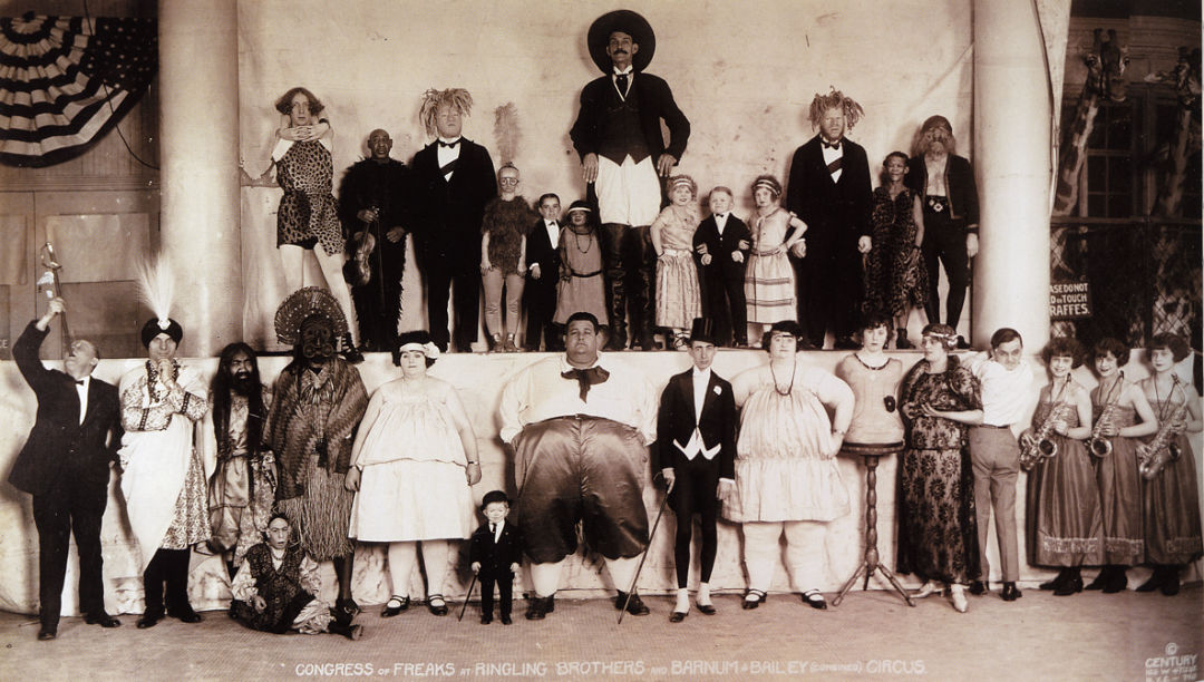 The "Congress of Freaks" at Ringling Bros. and Barnum & Bailey Circus