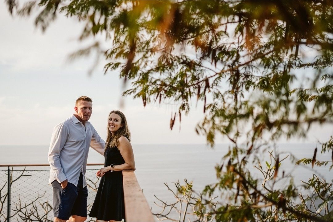 Arizona Diamondbacks pitcher Mark Melancon with his wife Mary Catherine.