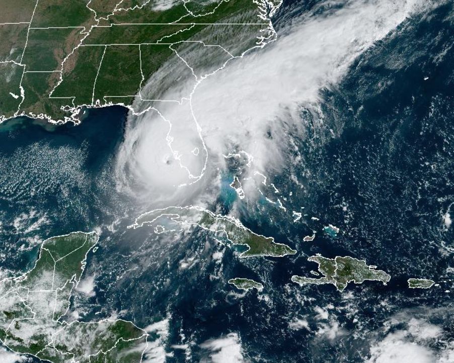 Hurricane Ian on Wednesday, Sept. 28, 2022, the day it made landfall in Southwest Florida.