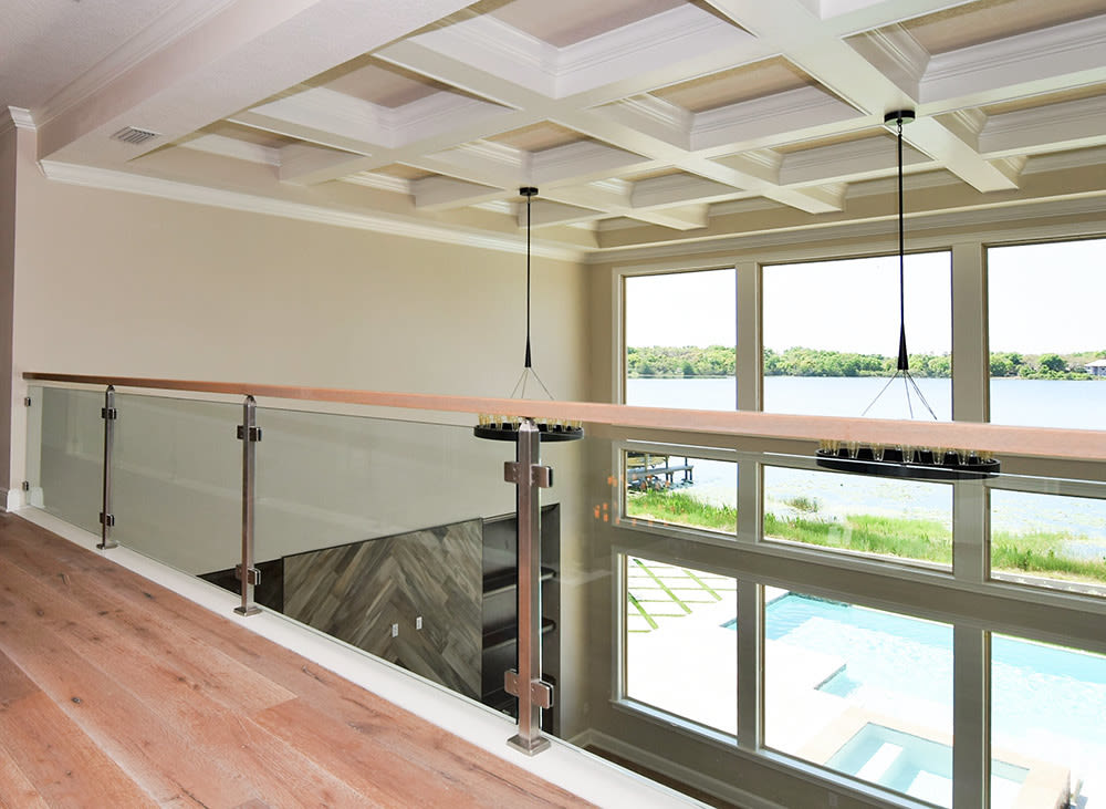 Stainless steel glass railing florida ee3x28