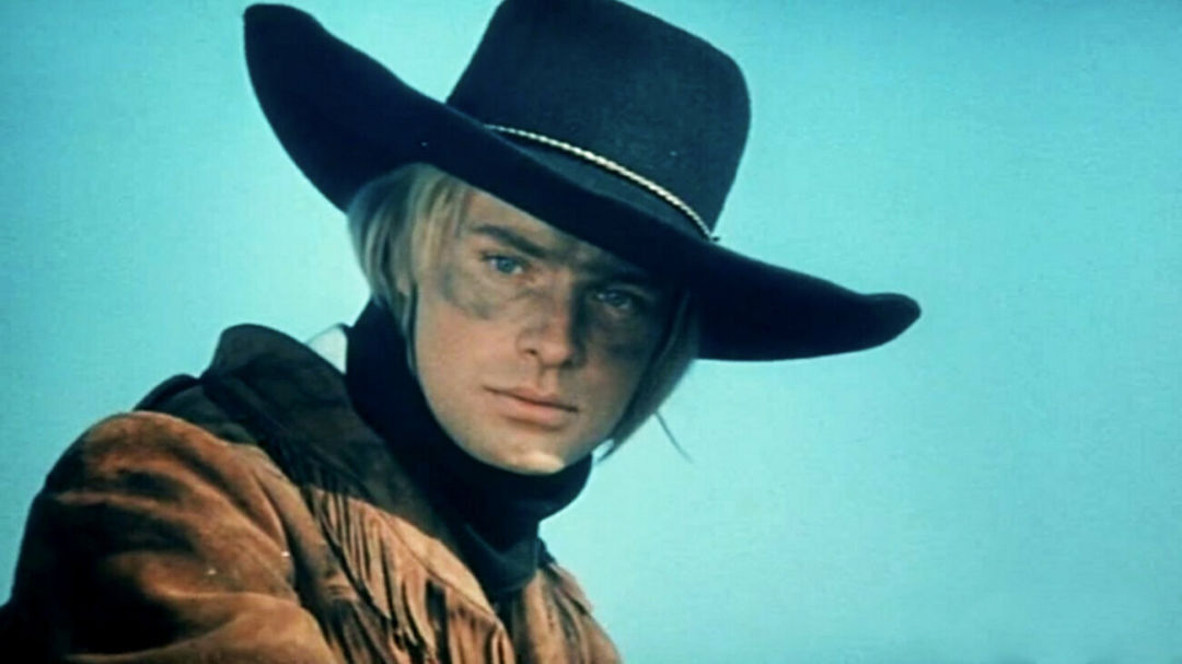 Vidov as a cowboy in Russia's first Western, The Headless Horseman