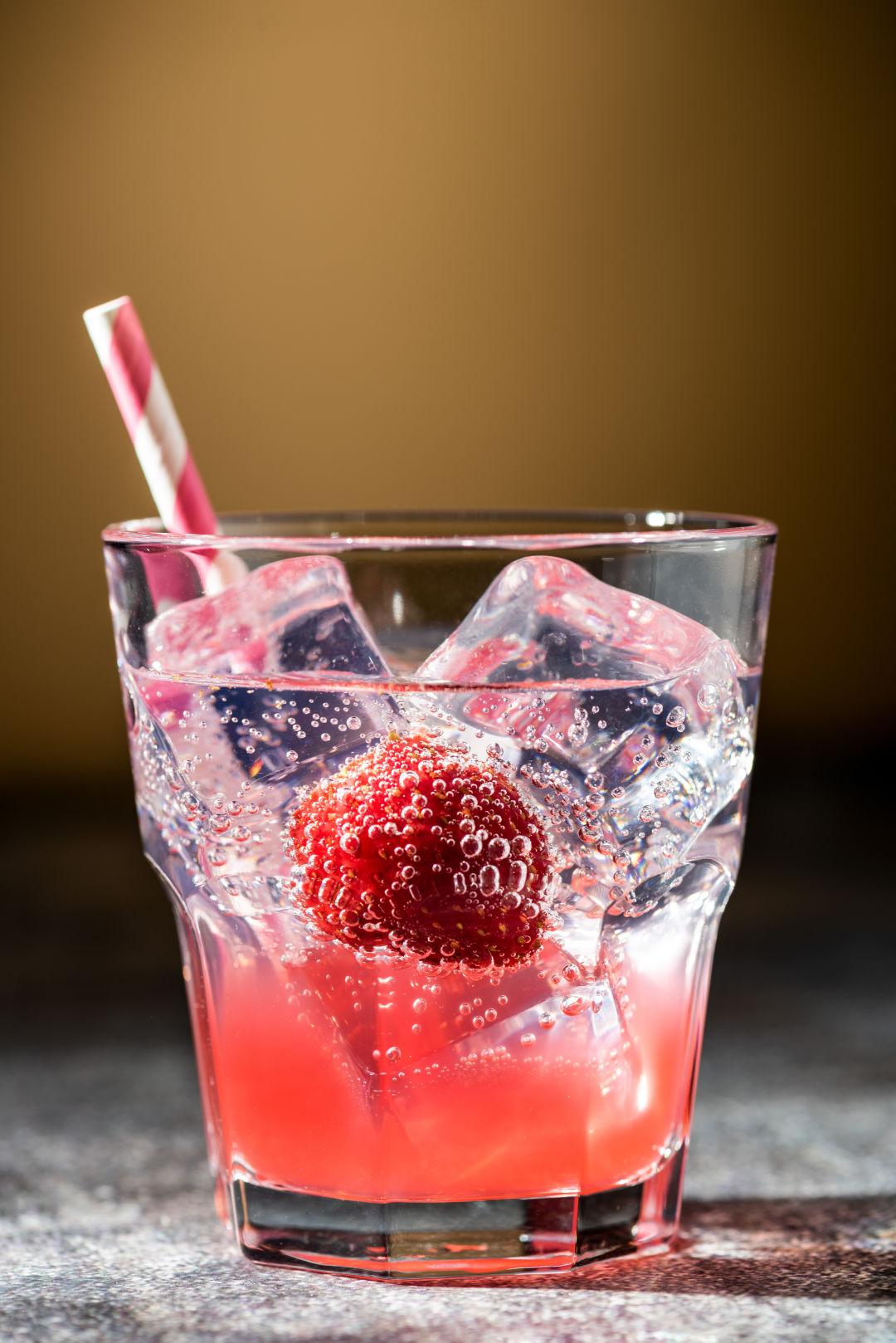 Ginger Shirley with added strawberry