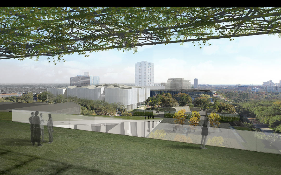 5 view of the campus from the rooftop of the glassell school of art rxhjlc