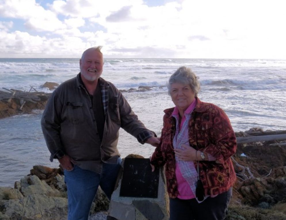 Cathcart and his wife Linda in Tasmania, 2015.