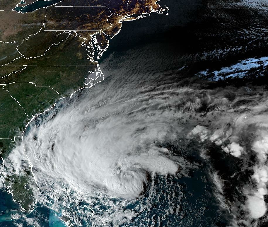 Tropical Storm Nicole is becoming better organized.