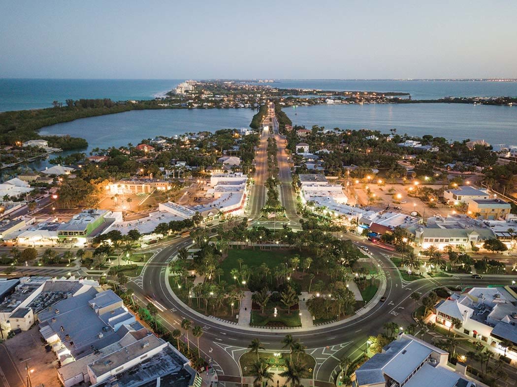 Traffic Lanes Open on St. Armands Circle Following Roadwork Sarasota