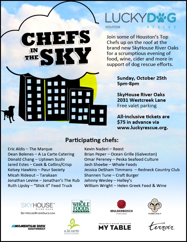 Chefs in the sky invite october 25 arhzda