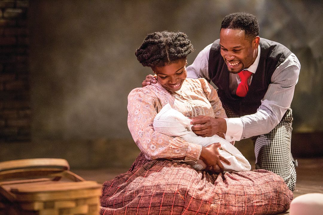 Traci allen shannon and david l. murray  jr in the theater latte  da production of ragtime. photo by dan norman. qt1lfk